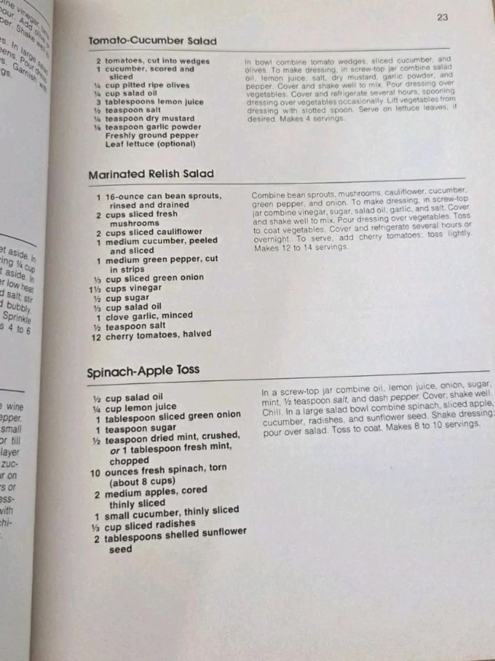 Better Homes and Gardens All-Time Favorite Salad Recipes HC Cookbook 1980 Sixth